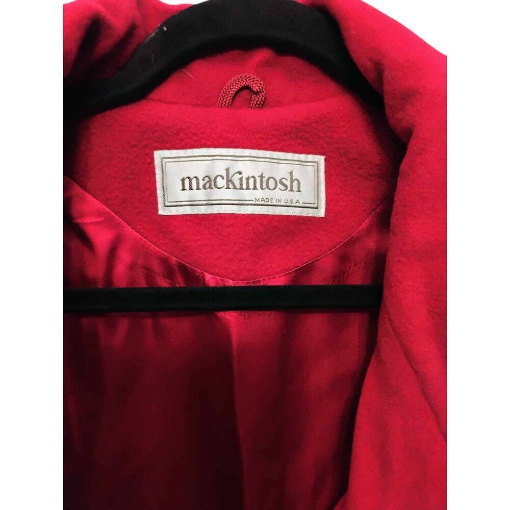 Mackintosh Vintage 100% Pure Wool Red Blazer. Size L - Picture 9 of 11